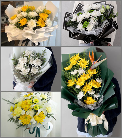 山东青岛平度市旧店镇前涧村白事花束代送